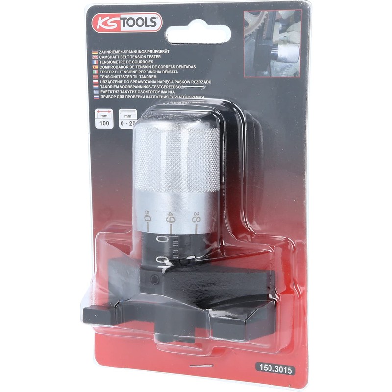 KS Tools 150.3015 Camshaft belt tension gauge, 100mm