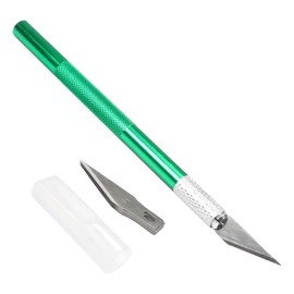Utoolmart Green Precision Craft Knife Hobby Knife Set for DIY Art Work Cutting 1 Handles and 5 Blades