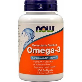 NOW OMEGA 3 1000mg 100 SOFT GELS