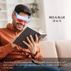 2-in-1 Red & Blue Light Therapy Glasses for Eye Comfort