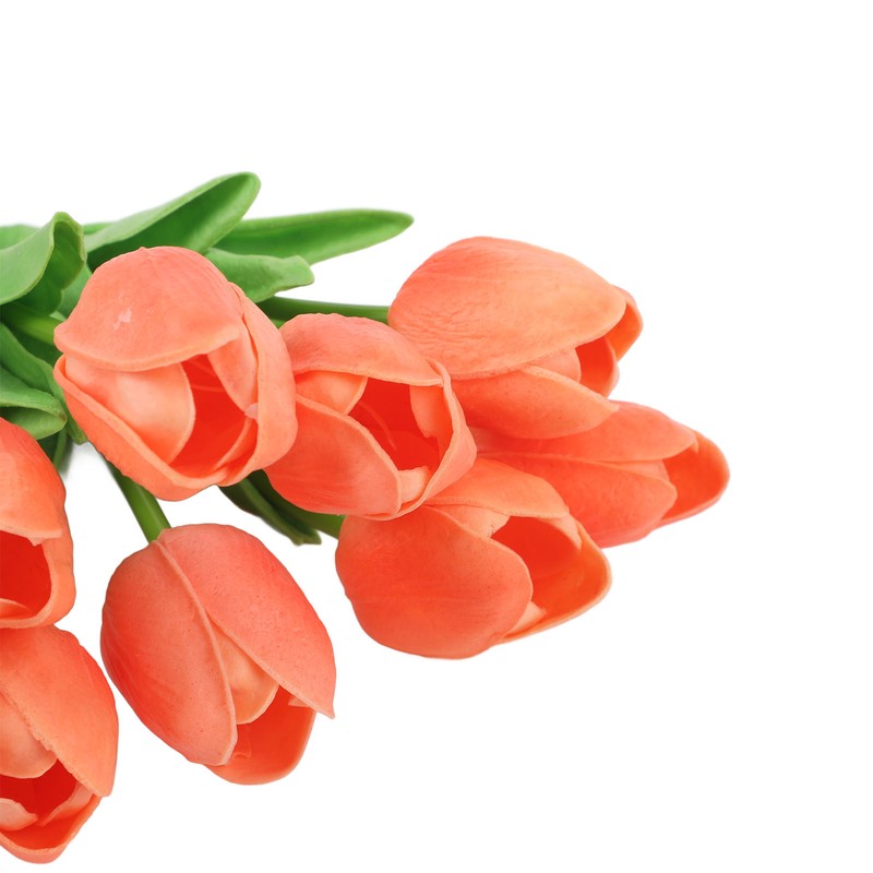 10pcs Artificial Tulip Flowers High Simulation Flowers Decor for Living