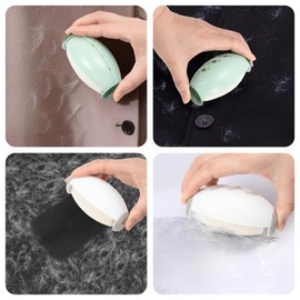 2Pcs Reusable Lint Roller,Washable Sticky Roller, Reusable Lint Rollers for Pet Hair, Lint Remover for Clothes, Super Sticky Lint Roller Ball for Plush Hair,Clothes Ball Remover,Dust (Green+White)