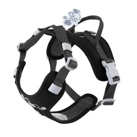 Hurtta Weekend Warrior II Eco Dog Harness (Raven, Black, 65-80 cm)
