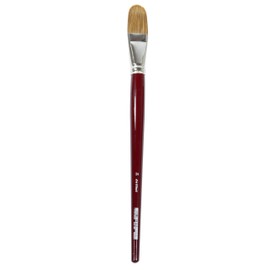 da Vinci Oil & Acrylic Series 1865 Paint Brush, Filbert Light Ox Hair Sabeline with Maroon Handle, Size 24 (1865-24)