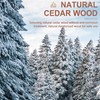 71 Piece Cedar Blocks Set for Clothes Storage: 7 Hooks,