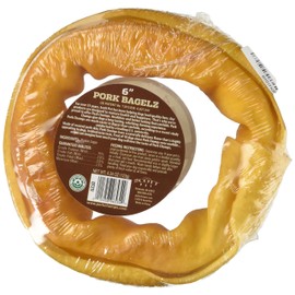 Scott Pet Pork CHOMPS 6" Smoked Pork Skin Donut Wrapped