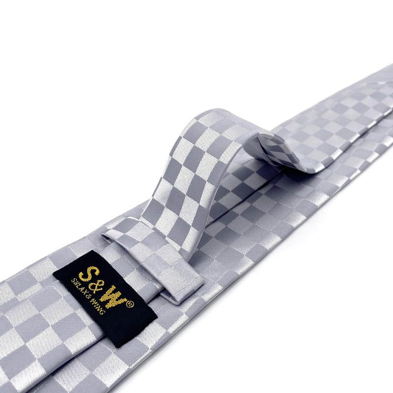 S&W SHLAX&WING Men's Necktie, Assorted Stripes, Plain, Dots, 57.9 inches