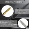 38 Pcs Heavy Duty Screws with Nylon Plugs, （4.9x85mm）& Wall
