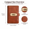 Combination Lock Cash Organizer for Budgeting – 100-Page Capacity with