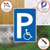 Strobo Behindertenparkplatz Sign, 20 x 30 cm, Made From Sturdy