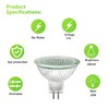 WinDerMo MR16 Halogen Bulbs, Halogen 12 V 20 W, GU5.3