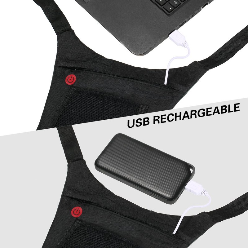 Lixada USB Reflective Vest with LED Indicator Light, Remote Control