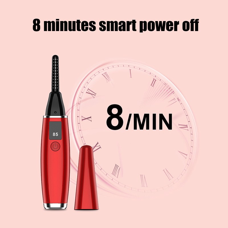 Electric Heated Eyelash Curler Long Lasting Two Temperature Electric Eyelash