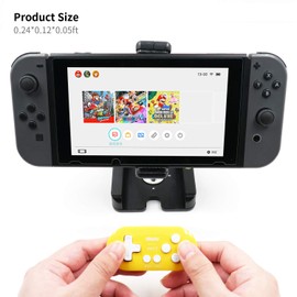 Mcbazel 8Bitdo Zero 2 Bluetooth Gamepad Wireless Controller for NS Switch/Windows/Android/macOS/Steam/Raspberry Pi (Yellow Edition) with Keychain