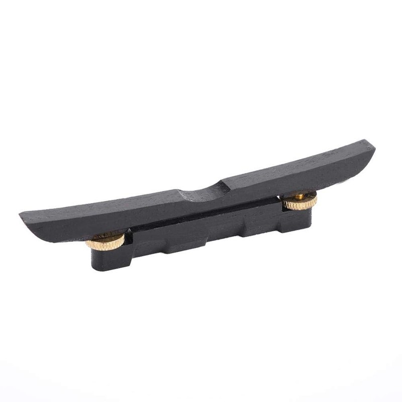 Mandolin Bridge, Adjustable Ebony Bridge Mandolin Instrument DIY Repair Parts
