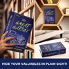 Book Safe with Combination Lock, Hidden Safe (9.5 x 6.2