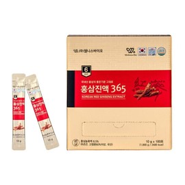 Wellness Bio 6-year-old red ginseng extract 365 sticks 10g 100 packs Healthy habits for the whole family 1 pack a day Geumsan red ginseng, 10g, 1 piece / 웰니스바이오 6년근 홍삼 진액 365 스틱 10g100포 온가족 건강습관 하루1포 금산홍삼, 10g, 1개