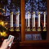 Wondise Flameless Window Candles with Remote Timer, Battery Operated Taper