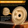 HARFINGTON 3Pcs Wood Carving Disk Grinder Wheel 4" Rotary Tool