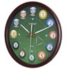OSTAR Big Large Billiard Pool Ball Wall Clock, Battery Operated,