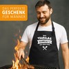 MoonWorks® Cooking Apron with (style_variation) schmeckts am besten BBQ Apron