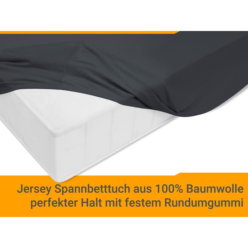 Classic Jersey Fitted Sheet Available In 34 Colours and 6 Sizes – 100% Cotton,