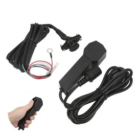 3 Pin Winch Remote Control Female Plug Ödland Winch Plastic 12V Hand Winch Remote Control with 9 Foot Cable Electric Manual Waterproof for Atv Utv