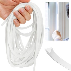 U0U Backer Rod 1/4 Inch,Triangle EPDM Rubber Backer Rod,White Concrete Crack Filler Caulk Saver for Driveway and Wall Cracks