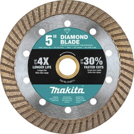 Makita B-69711 5" Diamond Blade, Turbo, General Purpose