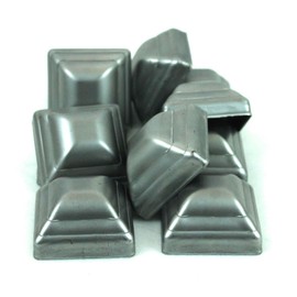 2" Pressed Steel Post Caps For Square Steel Posts (Lot of 20 Caps)