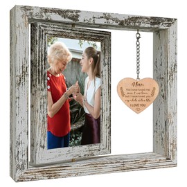 Nan I Love You Photo Frame Grandma Christmas Gifts from Grandkids (Dis Two 15x10 CM)