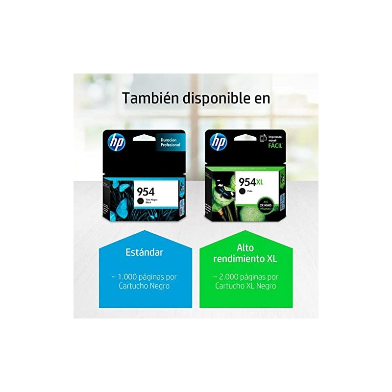 HP Cartucho de Tinta 954 Negra Original (L0S59AL)