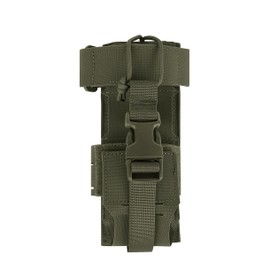 Molle Raido Pouch Tactical Radio Holster Holder Military Heavy Duty Pouches Bag for Two Ways Walkie Talkies Adjustable Storage Nylon Holders