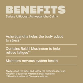Swisse Ultiboost Ashwagandha Calm+ 60 Tablets
