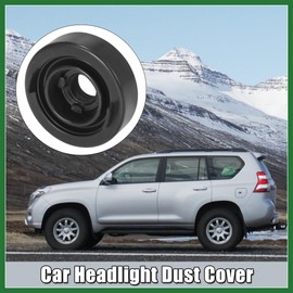 Motoforti 2pcs 75mm Inner Diameter 36mm Height Car Rubber Housing Seal Caps Headlight Dust Cover Waterproof Dustproof Caps Long-Lasting