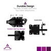 Advantage Industries 5” Stainless-Steel Self-Latching Gate Latch | Hidden Spring