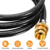 GasSaf 7FT Propane Hose, Propane Adapter Hose, Propane Tank Hose
