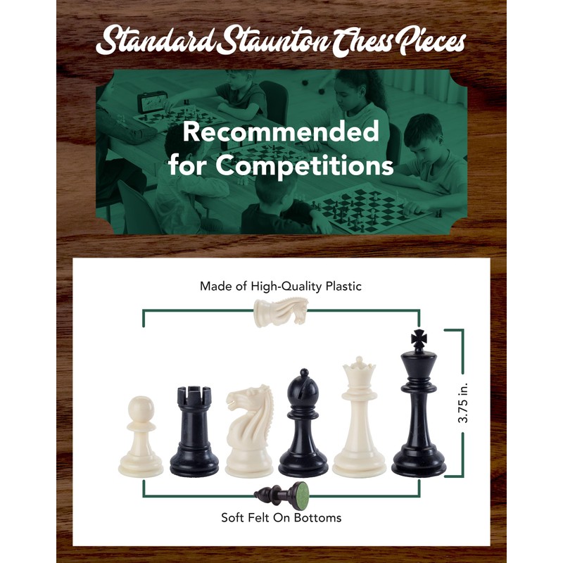 Bobby Fischer® Learn to Play Chess Set Board Game