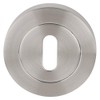 Excel Architectural DH3641 Round Keyhole Escutcheon Set, Satin Chrome