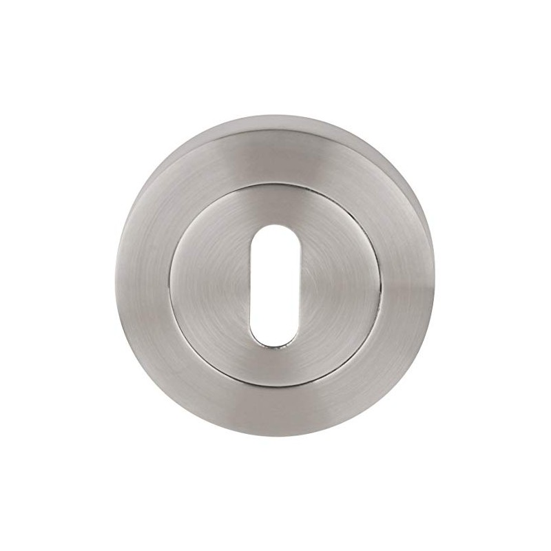 Excel Architectural DH3641 Round Keyhole Escutcheon Set, Satin Chrome