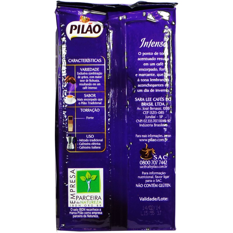 Pilão - Coffee Rost and Ground - Intense - 17.63