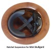 MSA Skullgard Full Brim Hard Hat With Ratchet Suspension -