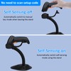 Symcode Bluetooth Wireless Barcode Scanner with Auto-Sensing Stand,Putting on Stand