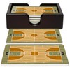 Basketball Ceramic Coasters with Holder. Absorbent Coaster for Drinks, Coaster