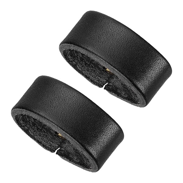 PATIKIL Leather Loop Keeper, 2 Pack Leather Loops Belt Keeper