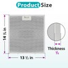 2Pcs WA0575 Range Hood Filter 14.4"x13.5"x0.35" Compatible with Vissani