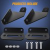 Nilight Light Bar Mounting Brackets for 40-42 Inch LED Straight