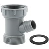 Kitchen Sink Drain Pipe Adapter, Y-shaped 3 Way Basin Sewer