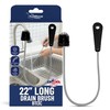 22" Long Sink Drain Cleaning Brush by FryOilSaver Co., Clog