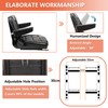 TICSEA Universal Fold Down Forklift Seat,Micro Switch,Armrest And Safety Belt,for